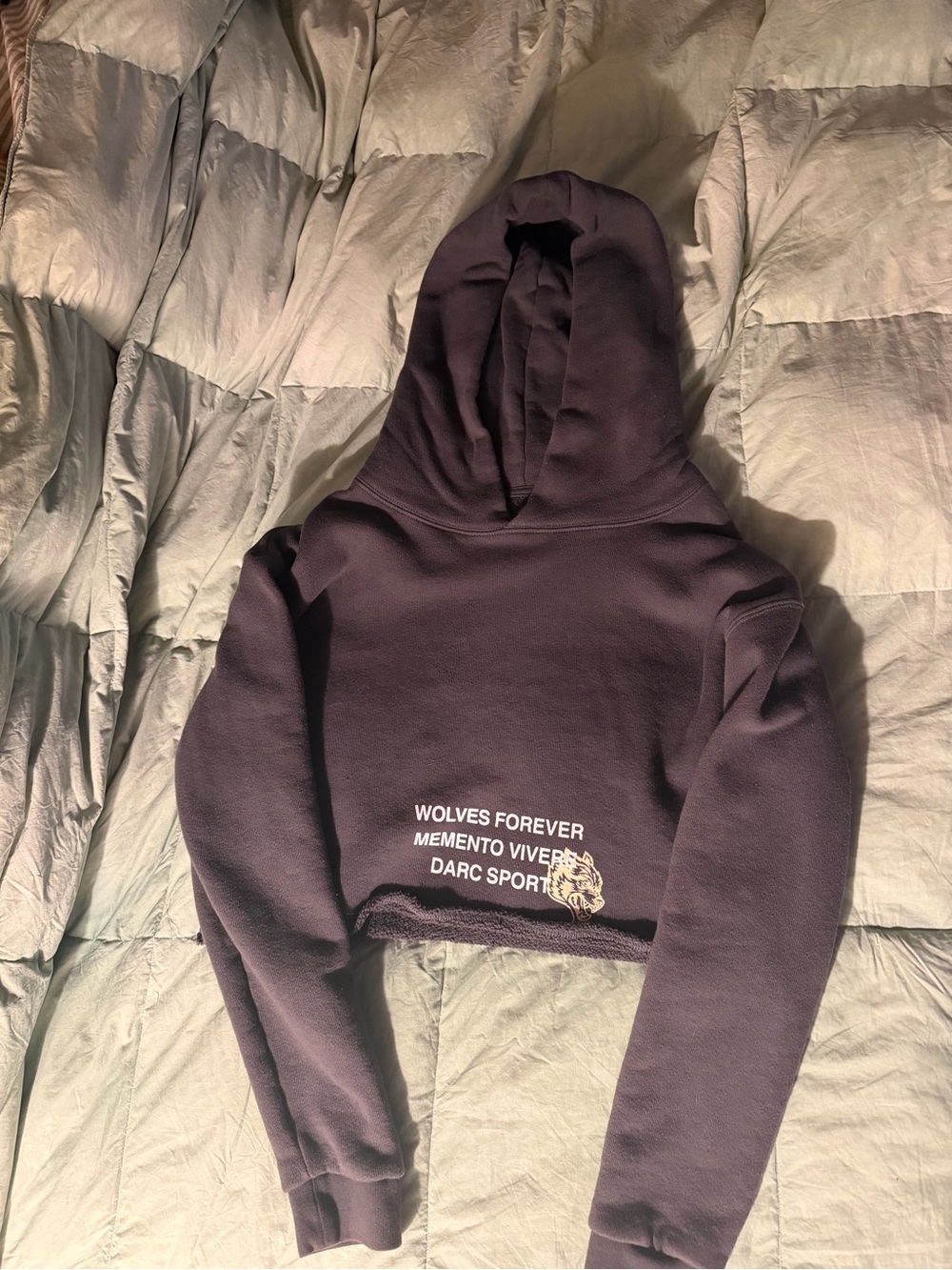 Darc Sport SHE Wolves Forever Limited Edition 5/500 Cropped Hoodie